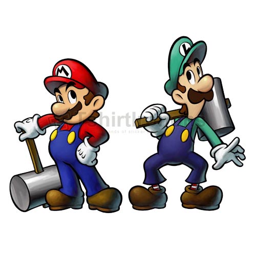 Mario T-shirts Iron On Transfers N2472 - Click Image to Close